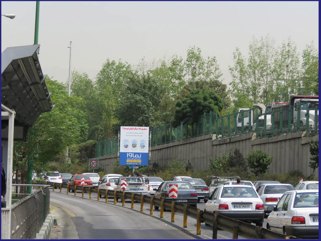 تهران بزرگراه امام علی(ع)مسیر جنوب به شمال بعد از پل رسالت(12متر)
